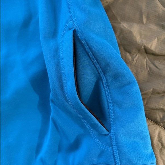 Rhone Blue Sporty Hooded running Jacket with Half-Length Zipper - Picture 8 of 10